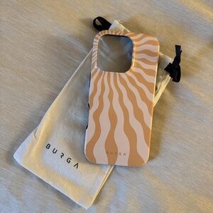 Apple Tan Wave Design Phone Case